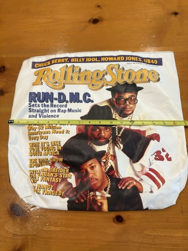 Vintage NWT RUN-D.M.C. Rolling Stone Magazine Cover Tote / Bag - Picture 18 of 20