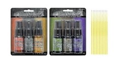 Ranger Holtz Distress Mica Stain Bundle - Halloween Mica Sets 1  2 with