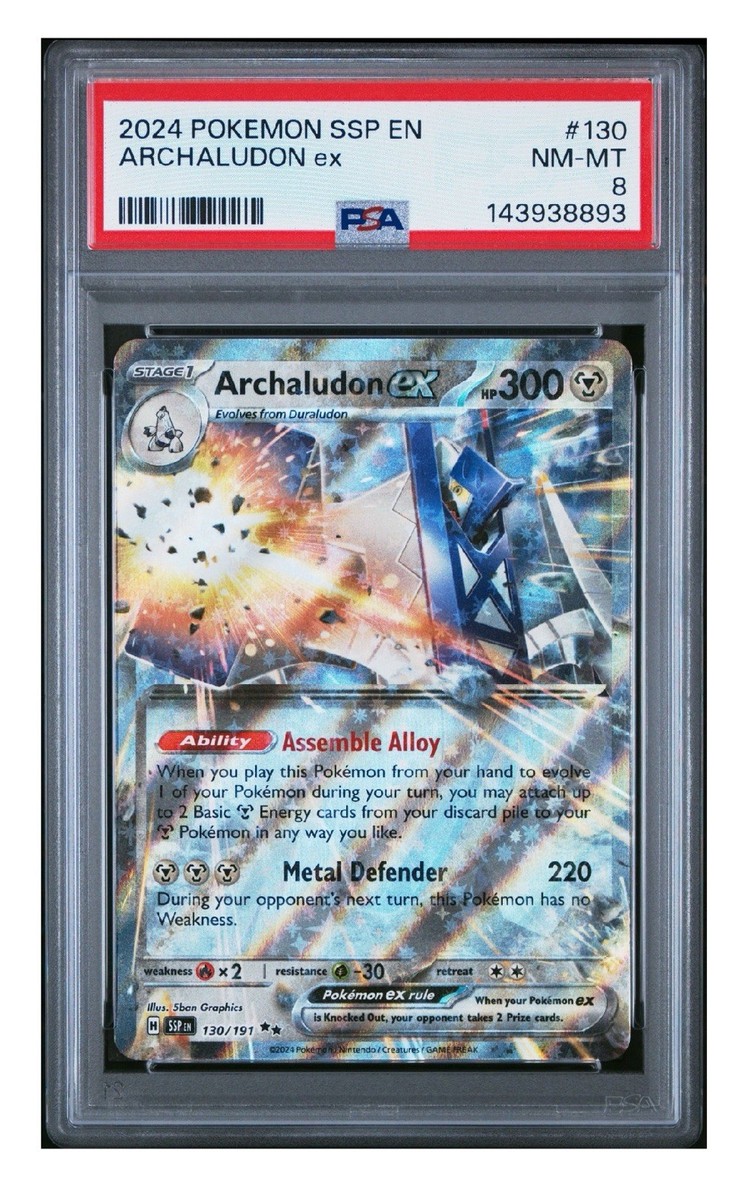 archaludon ex pokemon card Archaludon ex 241/191 SIR CGC 10 Gem Mint – Surging Sparks