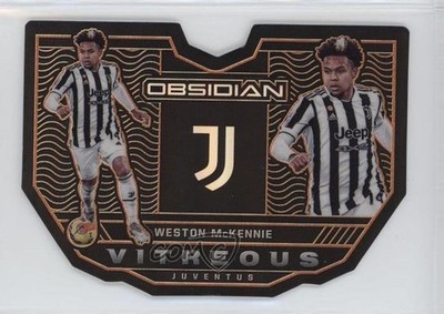 2021 Panini Obsidian Vitreous Electric Etch Orange /30 Weston McKennie #20 12wc