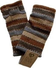 Fair Trade Hippie Wool Fleece Fingerless Texting Gloves Hand Warmers 5611 BR