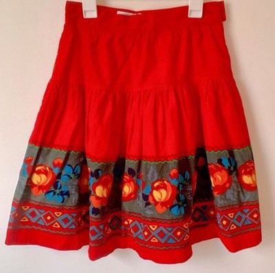 Vintage Benetton Floral Skirt