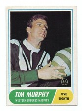 1969 Nrl Rugby League Scanlens (26) Tim MURPHY Magpies
