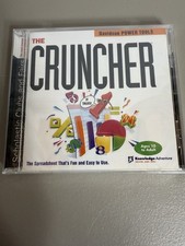 Vintage "Davidson The Cruncher" CD-Rom Windows/Mac 1994 Sealed 