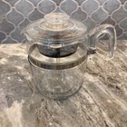 Vintage Pyrex 9-Cup Glass Percolator 7759 Complete Flame-Ware Coffee Pot