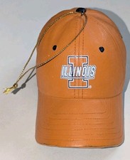 RARE Illinois (Illini)  Baseball Cap Christmas Ornament Ceramic Holiday Decor