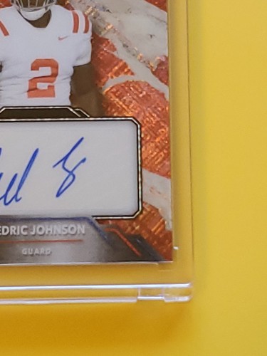 Cedric Johnson 2023 Wild Card #WMM-CJA American Metallix AUTO Rookie RC #1/12 - Picture 4 of 11