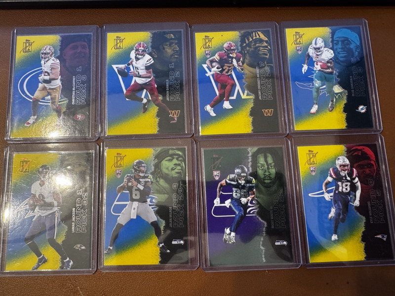 2025 Topps Signature Class Football 64 Card Lot RC Rookies Inserts Veterans NFL