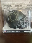Daniel Jones Indianapolis Colts Autographed 2025 Salute To Service Mini Helmet