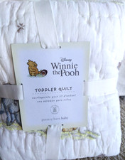 NWT Pottery Barn Kids Disney's Winnie The Pooh Toddler Baby Quilt Toddler