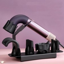 Dyson HD17 HD18 Hair Dryer Stand Magnetic Holder Rack 5 Nozzle Black