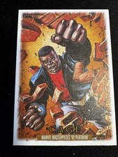 Marvel Masterpieces '92 Platinum - Canvas - Cage - 17