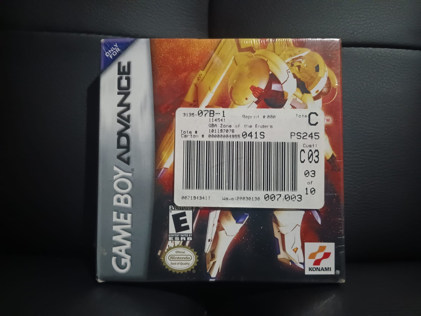 Zone of the Enders: The Fist of Mars Nintendo Game Boy Advance (Complete Sealed)
