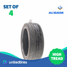 Set Of 4 Used 21545zr17 Falken Pro G6 Sport As 91w - 8-9.532 Set Of 4 Used 21545zr17 Falken Pro G6 Sport As 91w - 8-9.532