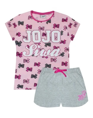 Jojo Siwa Character Fille 2-3 ans Ensemble pyjama à manches courtes et à jambes - Photo 1/4