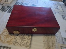  Scatola Portasigari Con Igrometro, Umidificatore E Divisorio, Legno Di Cedro 