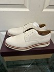 JOHNSTON & MURPHY Upton White tumbled nubuck Derby with Brown Welt — photo 3
