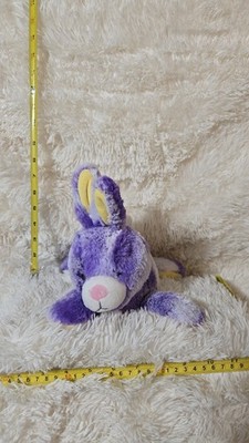 Purple and Yellow Rabbit Plush Easter Animal Adventure Stuffed Toy