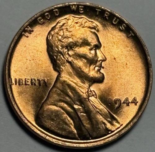 1944 Lincoln Wheat Cent — Uncirculated MS Red 🔥 Original Roll