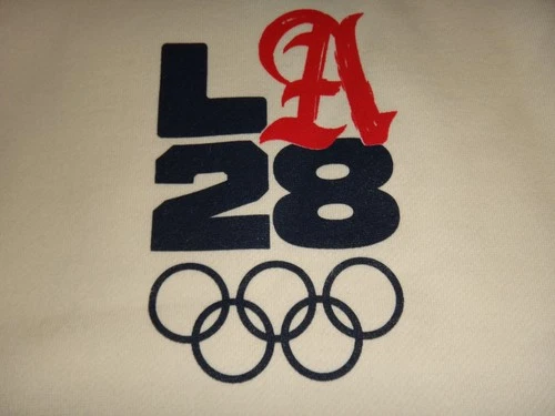 Olympics 2028 LA28 Mitchell & Ness Men's Fleece Crewneck Sweatshirt NWT image 3