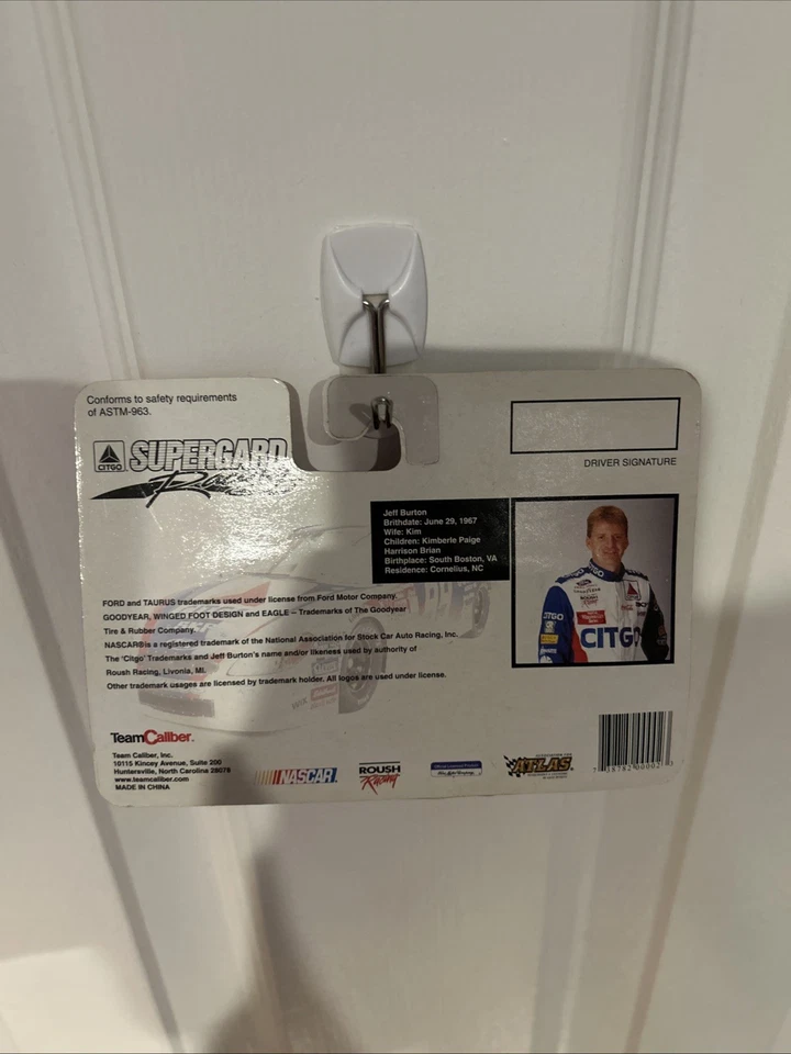 Team Caliber Jeff Burton #99 Supergard Racing Citgo Ford Taurus - Image 2 of 2