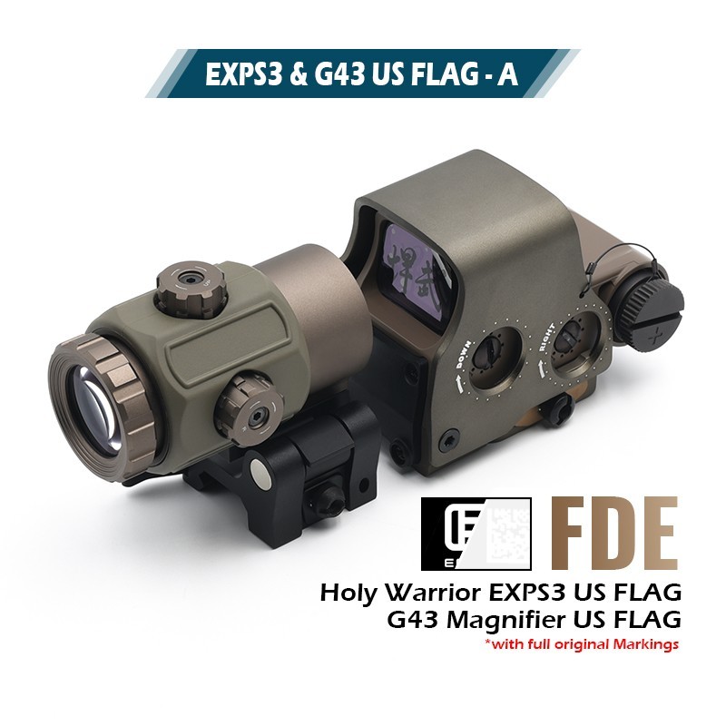 Holy Warrior 558+G43 Magnifier QD Side EXPS3-2 Holographic Recoil