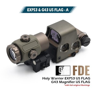 Holy Warrior 558+G43 Magnifier QD Side EXPS3-2 Holographic Recoil