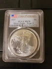2021 $1 Silver American Eagle Type 2 PCGS MS70 First Strike - Blue Flag Label