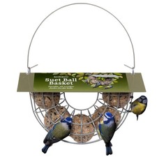 Fat Ball Feeder Jacobi Jayne® Suet Ball Basket Holds 5 fat balls for wild birds