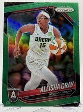 2025 Panini Prizm WNBA Allisha Gray #16 Green Prizm Atlanta Dream