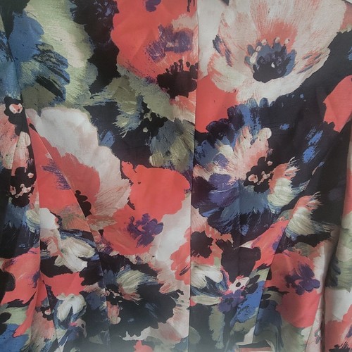 Kasper Women's Dress Jacket Size 4 Looks like a watercolor Great Condition - Picture 4 of 9