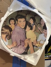 "With Love, Elvis" Vintage Bradford Exchange Decorative Ceramic Plate w Cert