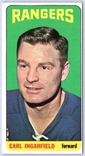 EARL INGARFIELD 1964-65 TOPPS TALLBOYS NHL HOCKEY 64-65 #65 NRMINT+      96005
