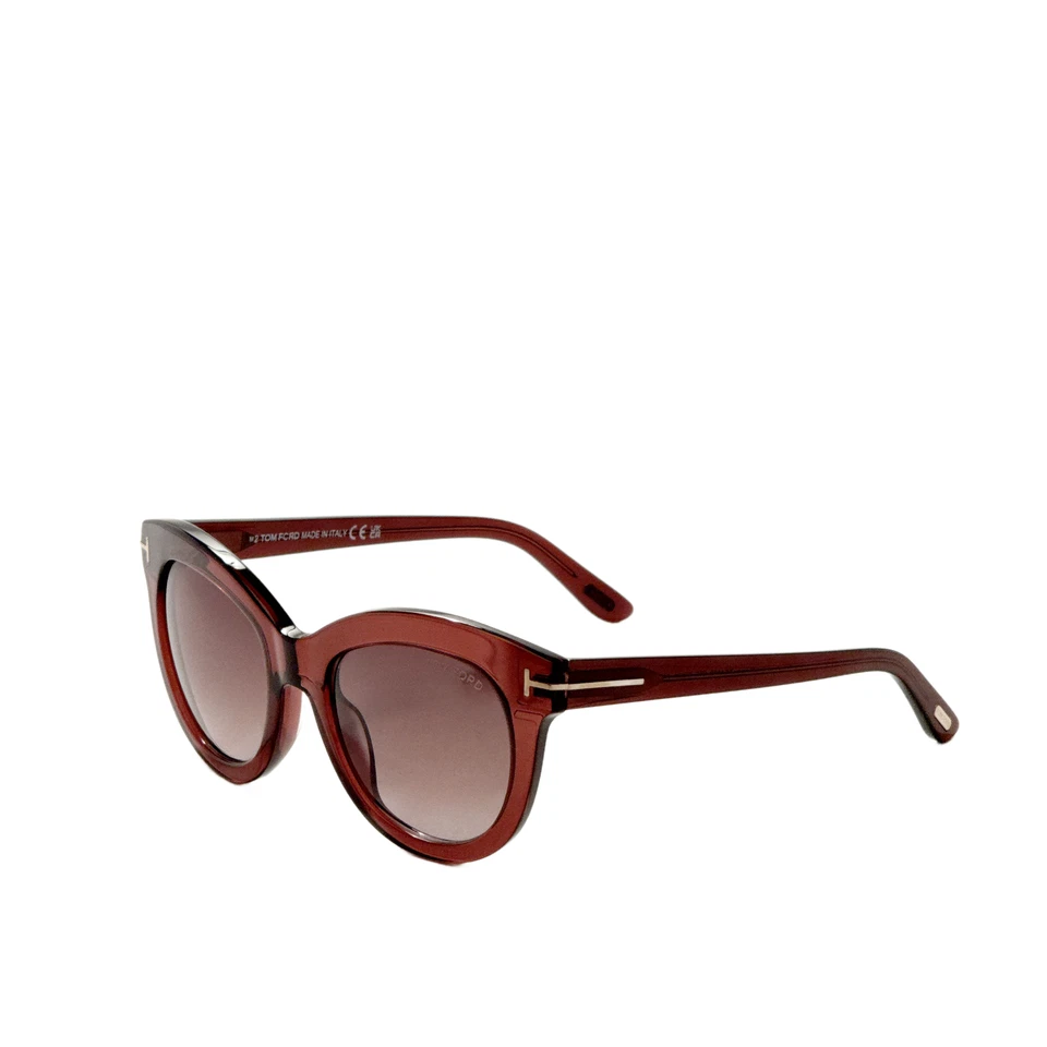 Tom Ford Women's Odette 53mm Shiny Bordeaux Sunglasses FT1189-69T-53