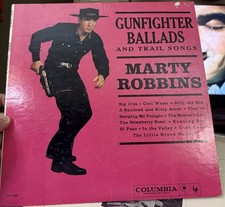 MARTY ROBBINS Gunfighter Ballads ORIG 6-EYE MONO LP NM/EX  Columbia CL-1349