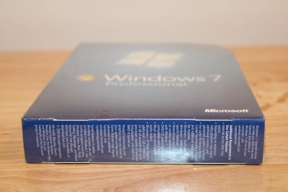 MICROSOFT Windows 7 Professional,SKU FQC-00129, SEALED Retail Box,32-bit,64-bit - Image 4 of 4