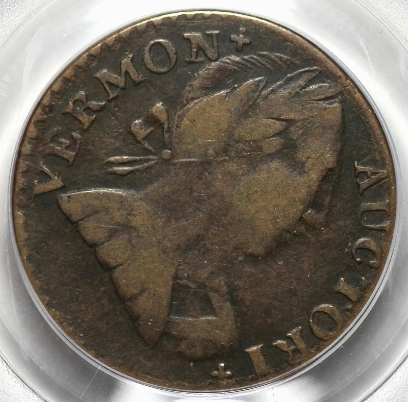 1788 Vermont Colonial Copper, Bust Right, RR-25, PCGS VG-10 - Image 2 of 4