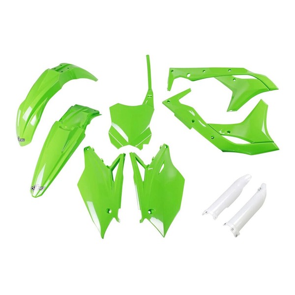 Ufo Plastiksatz FüR Kawasaki Body Kit KXF250 18-20 Grn-image