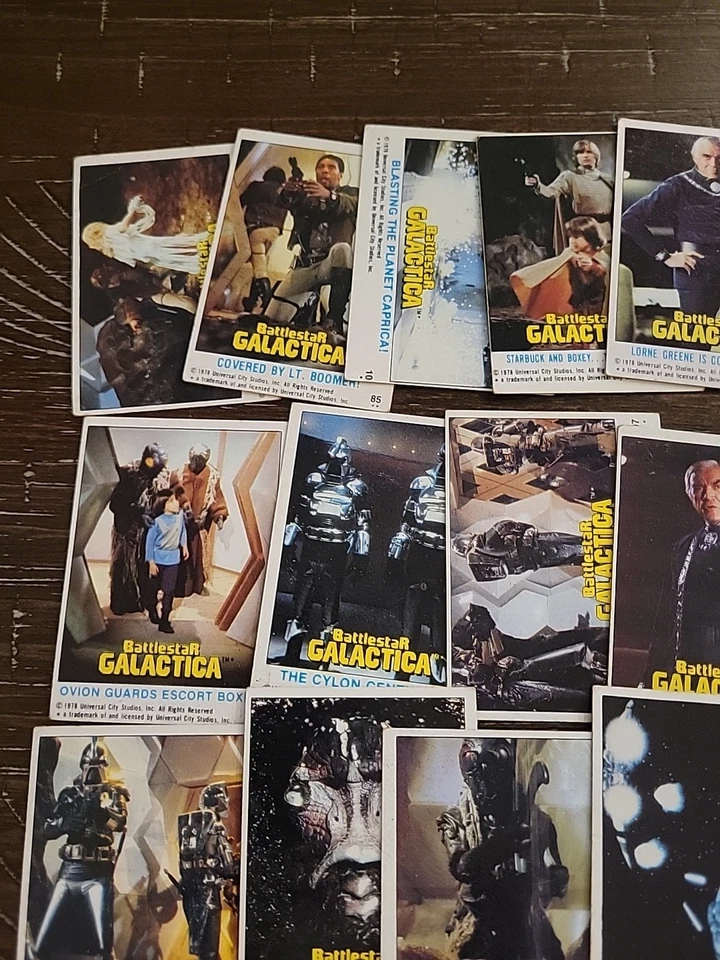 ¡40 tarjetas Topps Battlestar Galactica 1978 en total!! Foto 2 de 4