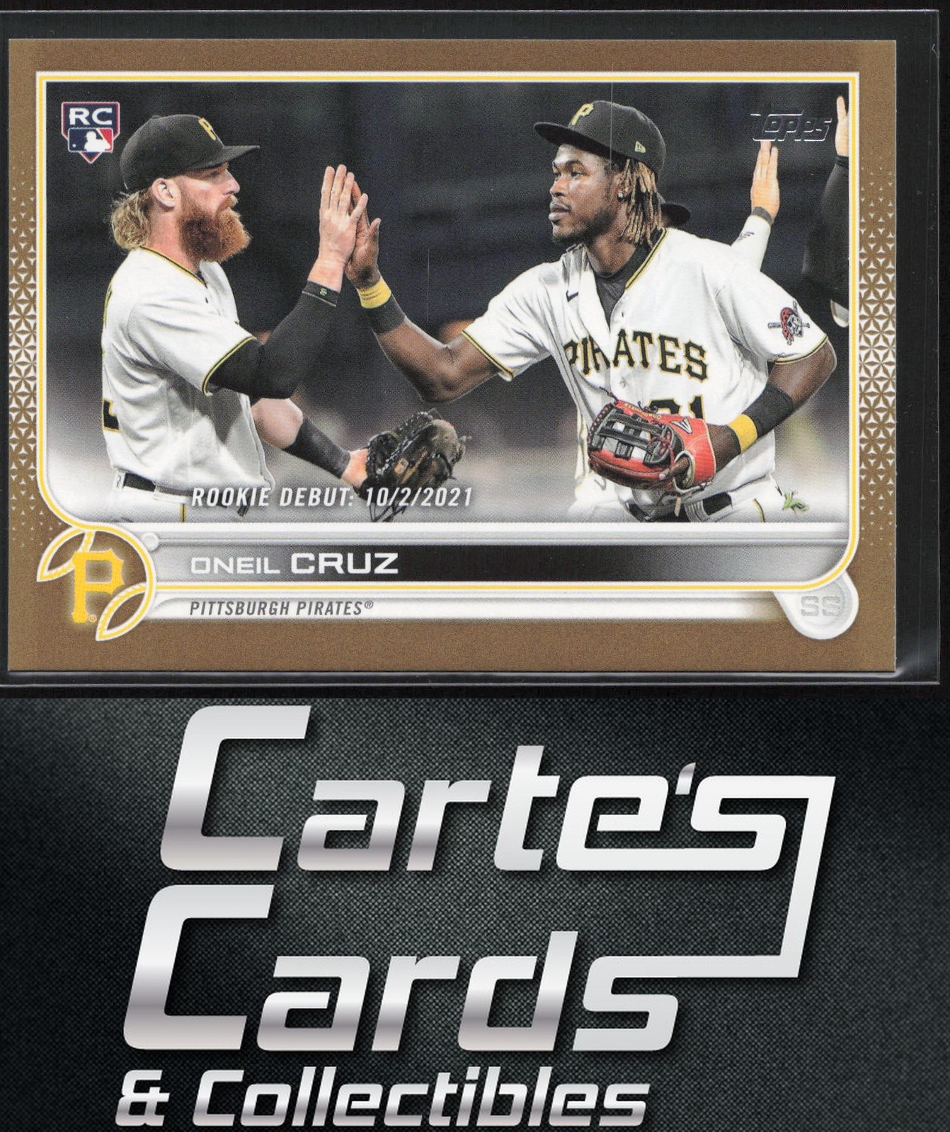 Oneil Cruz 2022 Topps Update #US113 Gold Pittsburgh Pirates RC Rookie 574/2022