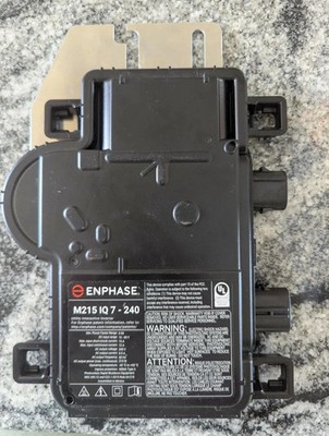 Enphase M215 Microinverter IQ7 Series 240VAC Solar M215IQ7-240