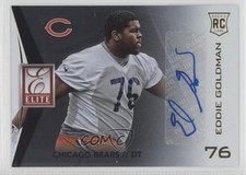 2015 Panini Donruss Elite Rookie Signatures Eddie Goldman #ERS-EG Auto fm0