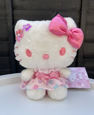 SANRIO HELLO KITTY KIRSCHBLÜTE SAKURA PLÜSCHTIER STOFFTIER JAPAN EXKLUSIV SELTEN ETIKETT