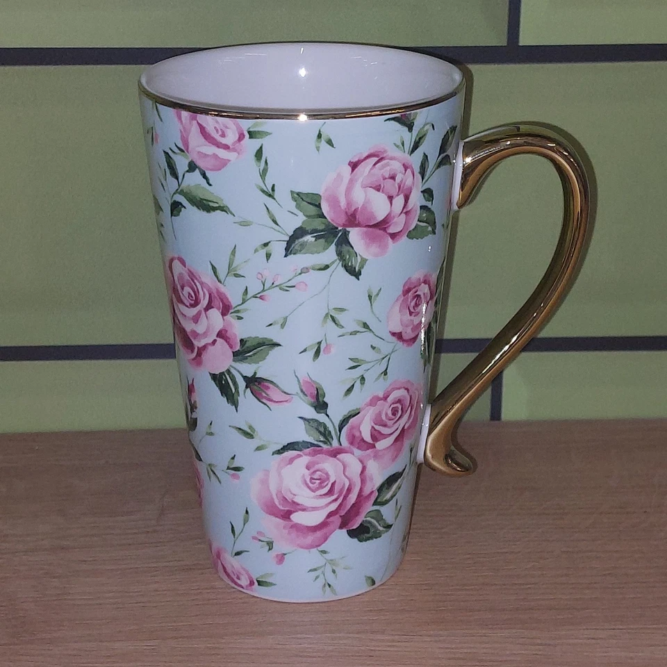 Bule de chá floral para um com xícara e pires embutidos - Gama correspondente disponível - Imagem 4 de 4