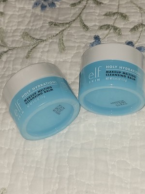 e.l.f Holy Hydration! Makeup Melting Cleansing Balm .45 oz x2 new and sealed