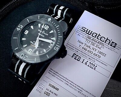 BLANCPAIN x SWATCH OCEAN OF STORMS SCUBA FIFTY FATHOMS 42.3 BLANCPAIN x SWATCH OCEAN OF STORMS SCUBA FIFTY FATHOMS 42.3