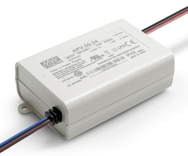 Meanwell APV-35-24, Led Installationsnetzteil, 36W 24V 1,5A Cv-image
