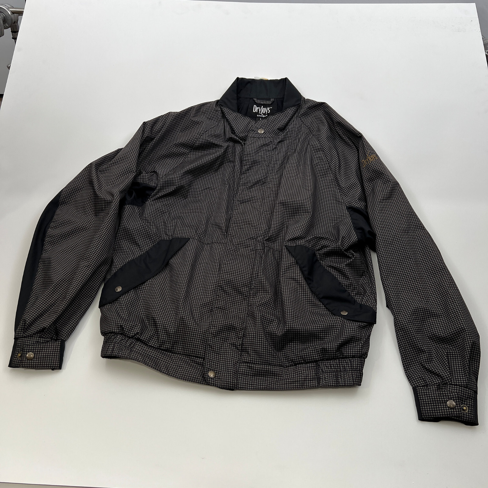 Veste De Pluie Coupe-vent FootJoy Dry Joys – Noir – Taille L – Homme – 1/4 Zip