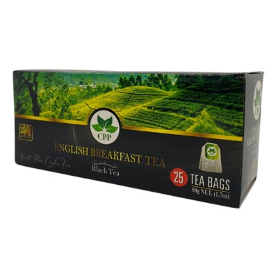 English Breakfast Tea. Robust Single Origin Premium Ceylon Black Tea- Tea bags