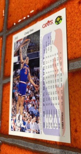 CRAIG EHLO SIGNED 1992 UPPER DECK CARD #212 CAVS - Picture 6 of 7